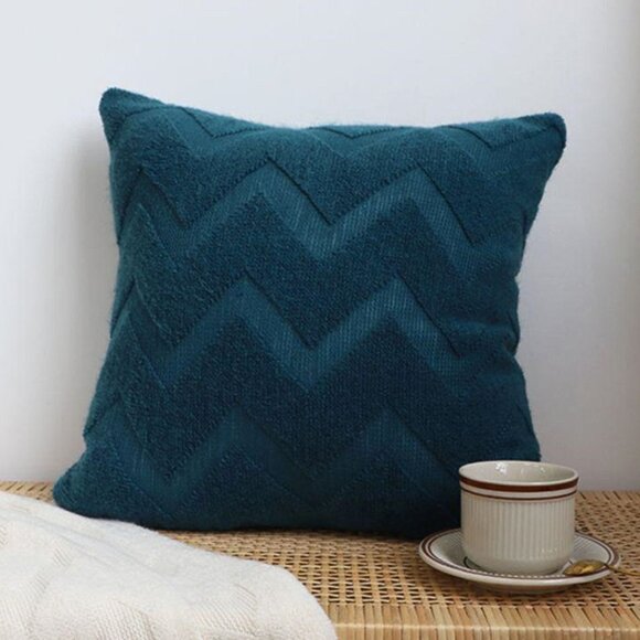 SOGA 2X 45cm Chevron Luxe Pillowcase - Picture 1 of 7
